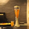Tháp đựng bia dung tích 3L vân bông lúa tích hợp đèn led độc đáo