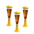 Tháp đựng bia dung tích 3L vân bông lúa tích hợp đèn led độc đáo