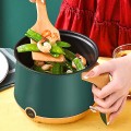 Nồi lẩu điện mini chống dính 2 tầng kèm giá hấp tiện lợi