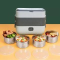 Hộp cơm cắm điện 2 tầng 4 ngăn hâm nóng nhanh chóng