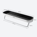 Kệ để đồ nhà tắm kèm thanh inox treo khăn tiện dụng, sang trọng