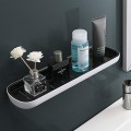 Kệ để đồ nhà tắm kèm thanh inox treo khăn tiện dụng, sang trọng