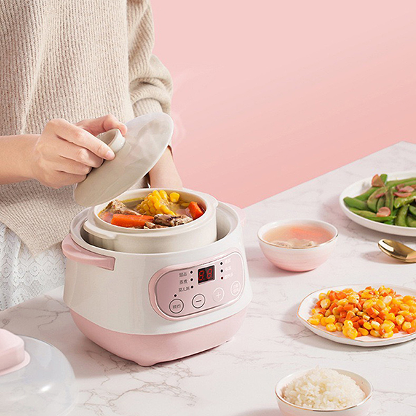 Nồi hầm cháo chậm cách thuỷ 1L cao cấp