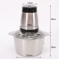 Máy xay thịt QG-001 inox đa năng 4 lưỡi siêu khoẻ, siêu bền