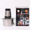 Máy xay thịt QG-001 inox đa năng 4 lưỡi siêu khoẻ, siêu bền