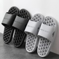 Dép đi trong nhà tắm, nhà vệ sinh cao su cao cấp chống trơn trượt, Màu đen - 1 đôi - Size 42-43