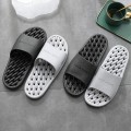 Dép đi trong nhà tắm, nhà vệ sinh cao su cao cấp chống trơn trượt, Màu đen - 1 đôi - Size 42-43