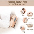 Gối massage cổ vai gáy 16 bi giảm căng thẳng, mệt mỏi