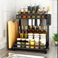 Kệ đựng gia vị 2 tầng sơn tĩnh điện chịu lực tốt