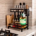 Kệ đựng gia vị 2 tầng sơn tĩnh điện chịu lực tốt