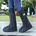 Ủng bọc giày đi mưa cổ cao đế cao su chống trơn trượt, Size M