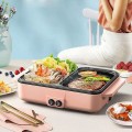 Nồi lẩu nướng mini 2 trong 1 siêu tiện lợi