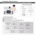 Máy massage châm cứu, bấm huyệt cơ thể kèm 4 miếng dán và dép, Máy massage + 4 miếng dán