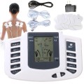 Máy massage châm cứu, bấm huyệt cơ thể kèm 4 miếng dán và dép, Máy massage + 4 miếng dán