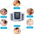 Máy massage châm cứu, bấm huyệt cơ thể kèm 4 miếng dán và dép, Máy massage + 4 miếng dán
