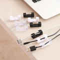 Vỉ 20 nút nhựa dán tường giữ dây điện gọn gàng