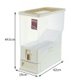 Thùng đựng gạo tự động thông minh dung tích lớn 15L cho cả gia đình