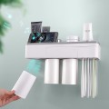 Kệ nhả kem đánh răng tích hợp đựng đồ nhà tắm đa năng