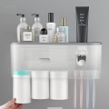 Kệ nhả kem đánh răng tích hợp đựng đồ nhà tắm đa năng
