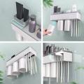 Kệ nhả kem đánh răng tích hợp đựng đồ nhà tắm đa năng