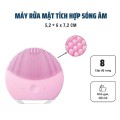 Máy rửa mặt và massage silicon siêu sạch