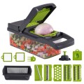 Bộ dụng cụ cắt, thái, gọt, nạo, bào sợi rau củ quả đa năng 14 trong 1 tiện lợi