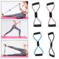Dây kéo cao su đàn hồi kháng lực số 8 hỗ trợ tập luyện yoga tại nhà hiệu quả, 1 cái