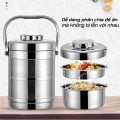 Cặp lồng giữ nhiệt 3 tầng dung tích 2L đa năng