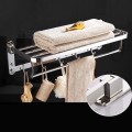 Giá treo gấp gọn để đồ nhà tắm gọn gàng, tiện lợi