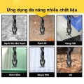 Bộ 5 mũi khoan chân lục giác 4 cạnh thép khoan đục dễ dàng