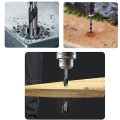 Bộ 5 mũi khoan chân lục giác 4 cạnh thép khoan đục dễ dàng